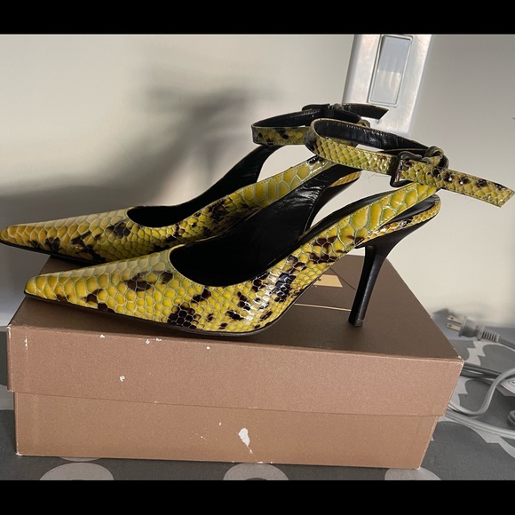 Donald J Pliner Pumps python sz 9N NIB - Picture 6 of 11